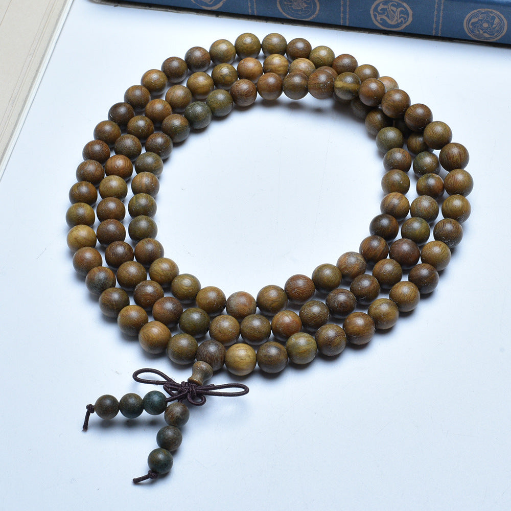 Women's & Men's Authentic Pterocarpus Wood Buddha Beads Batch Bracelet