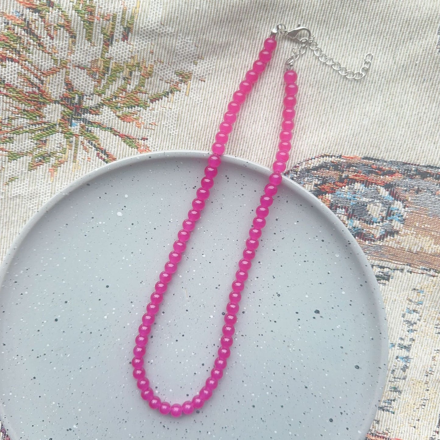 Women's & Men's Creative Round Beads Black For Dark Style Sweet Cool Fashion Necklaces