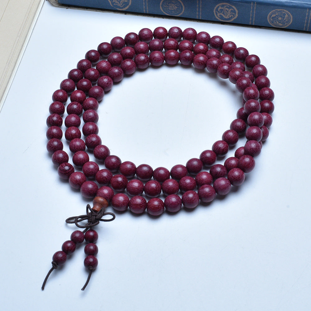 Women's & Men's Authentic Pterocarpus Wood Buddha Beads Batch Bracelet