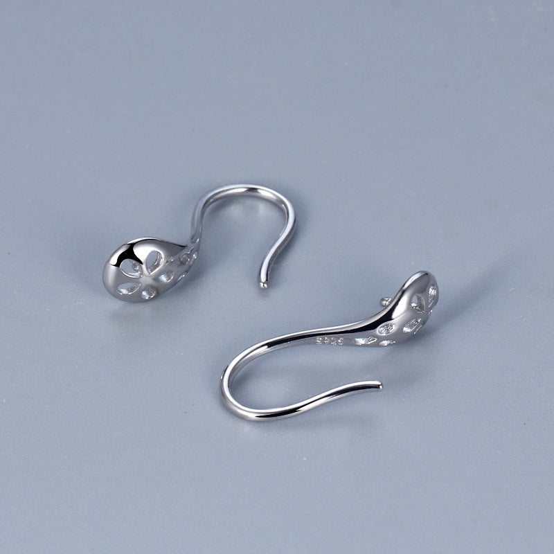 Women's Freshwater Pearl High Heels Hollow Three-dimensional Spoon Rings
