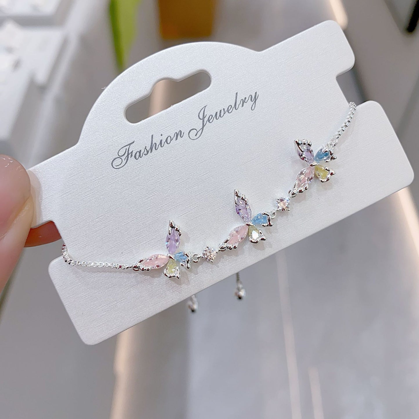 Geometric Butterfly Light Luxury Exquisite Little Bracelet