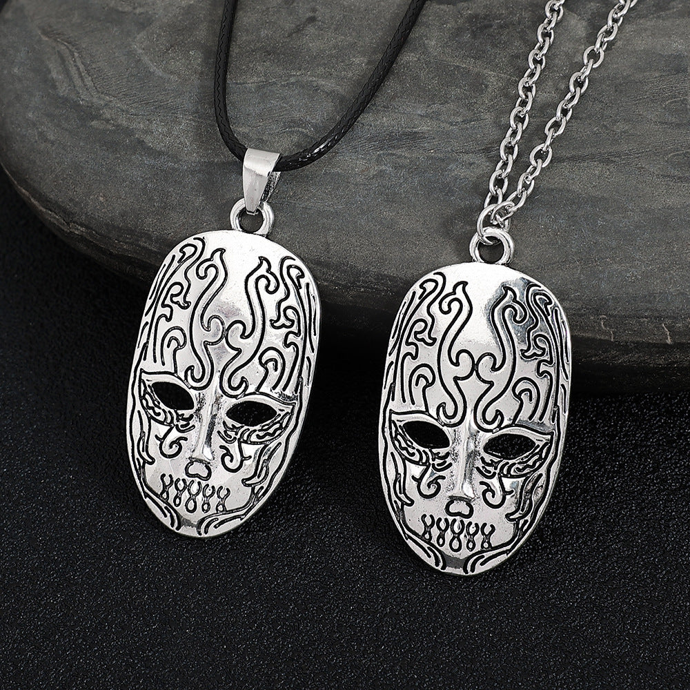 Men's Films Television Series Death Mask Head Long Pendants