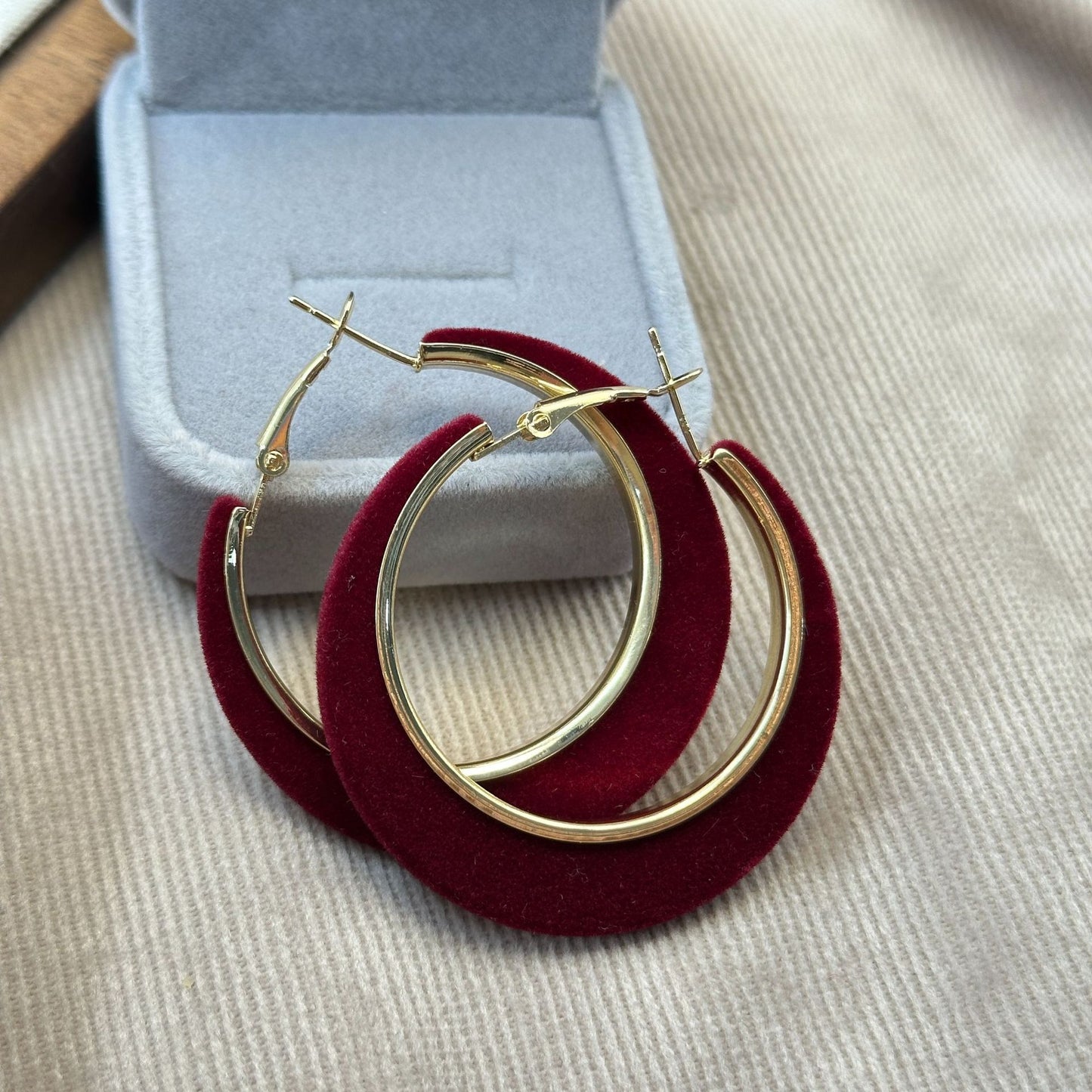 Flocking Ear Retro Style Light Luxury Rings
