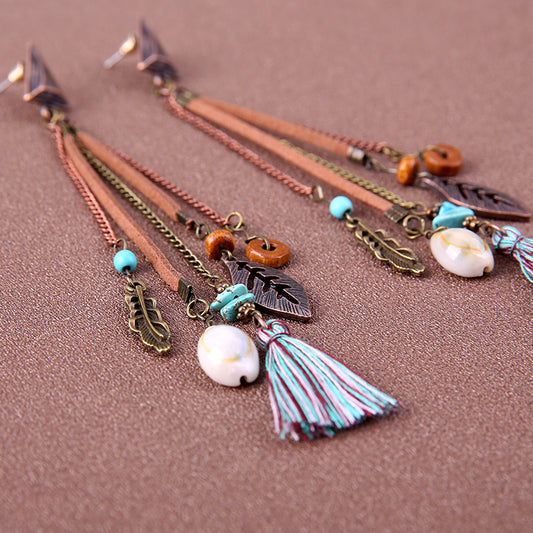 Handmade Bohemian Ethnic Style Temperament Female Earrings