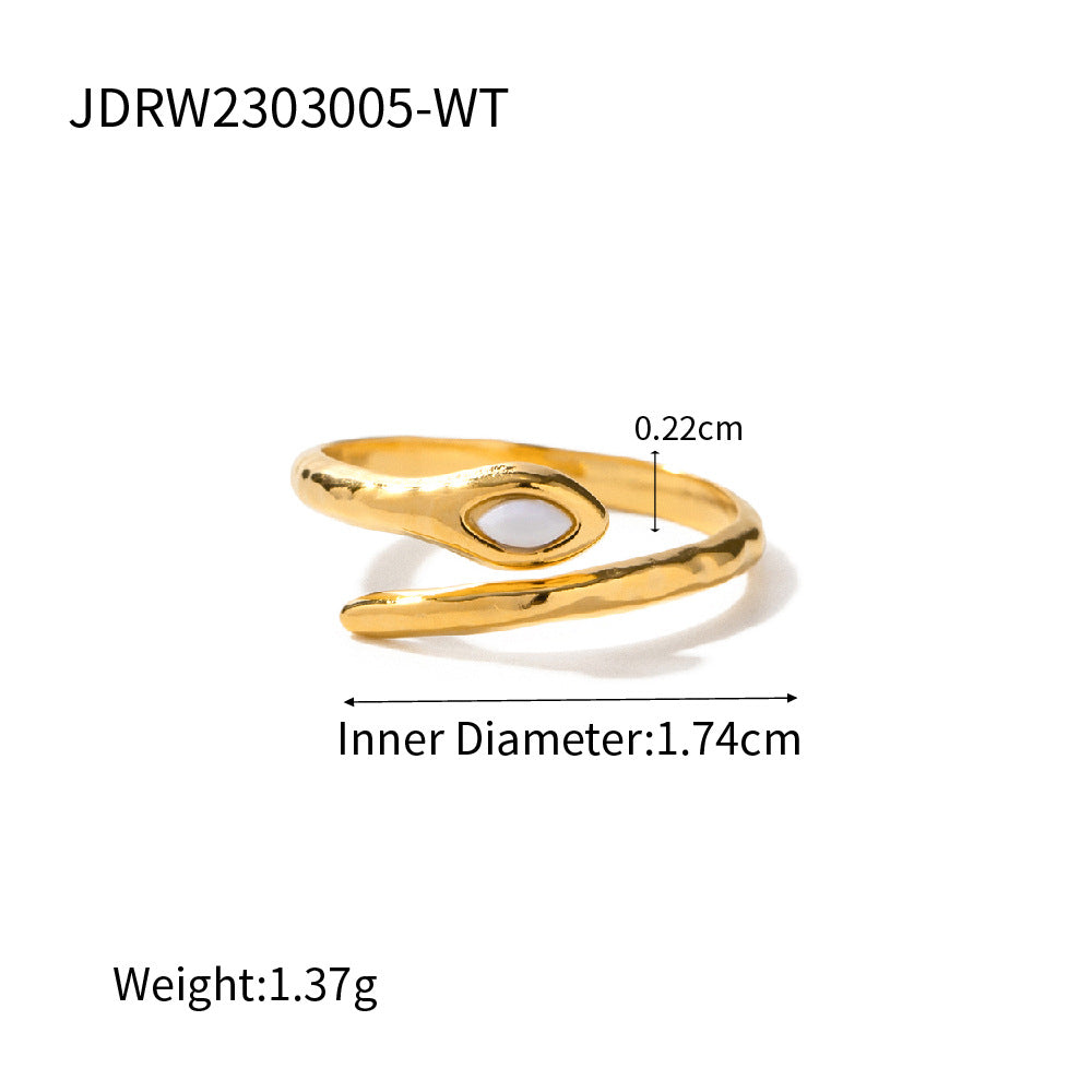 Wind Stainless Steel Light Luxury High-grade Rings