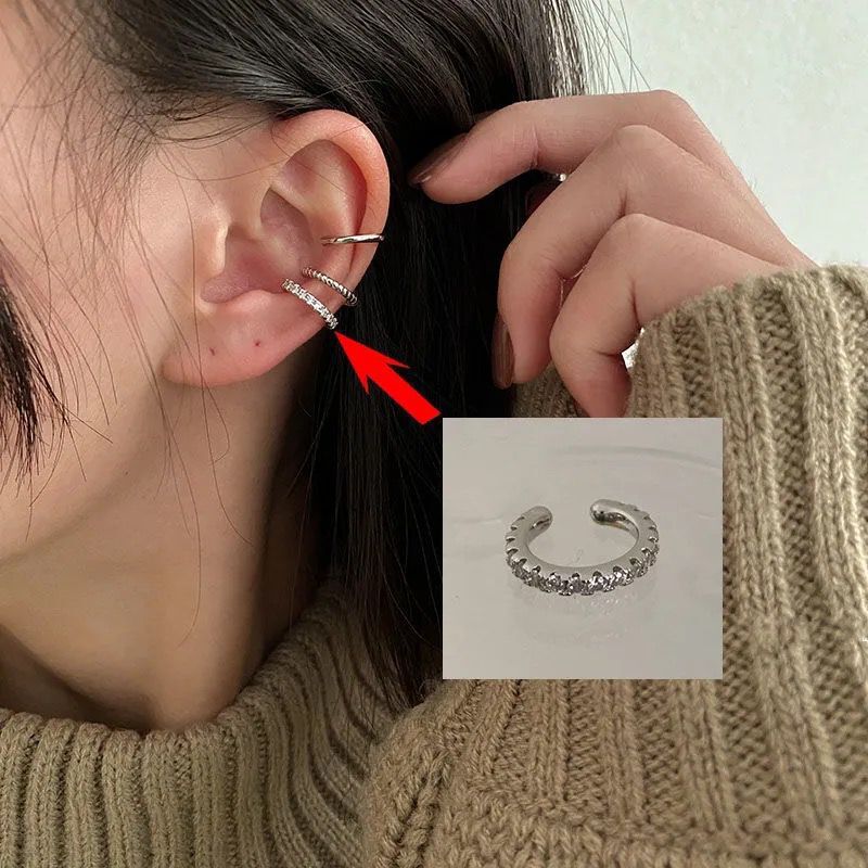 Clip Without Pierced Female Graceful Fashionable Retro Aloofness Earrings