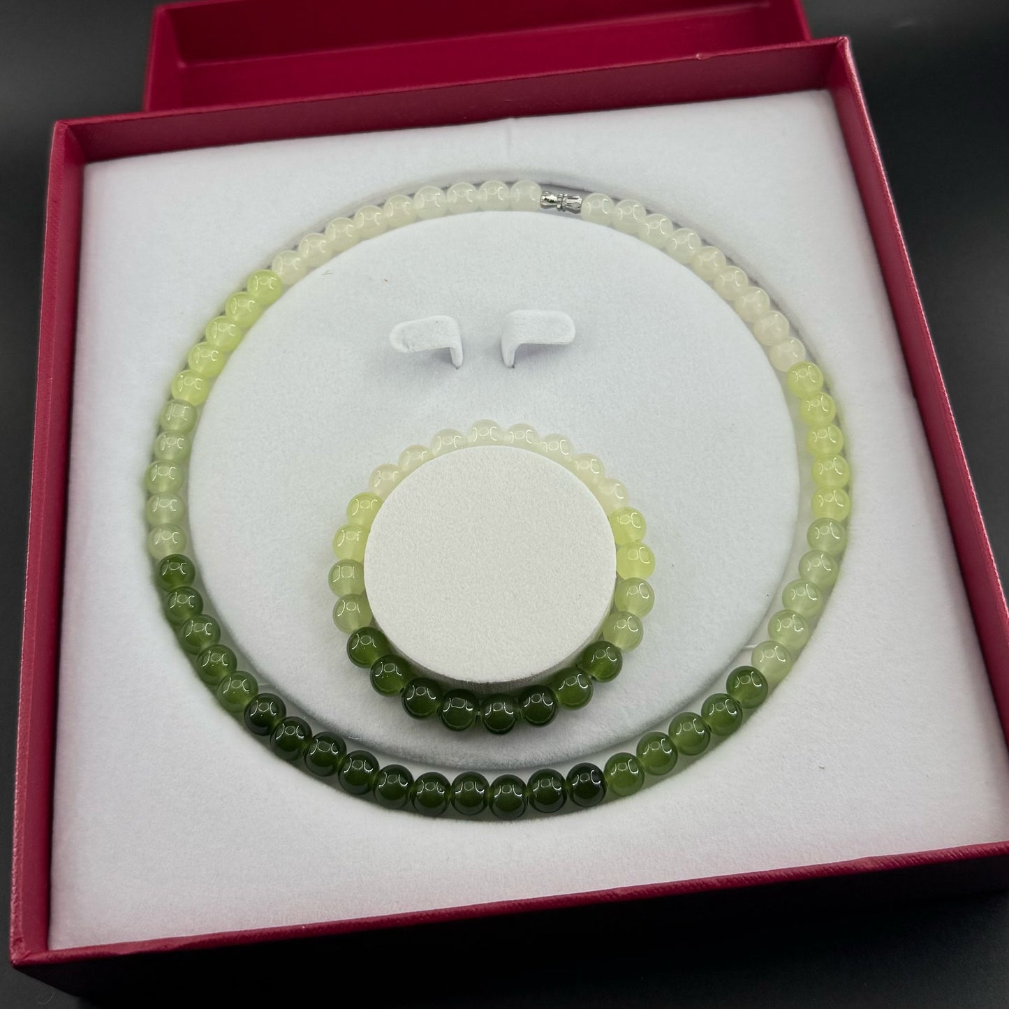 Gradient Jasper Mom Chain Gift Mother's Day Live Necklaces