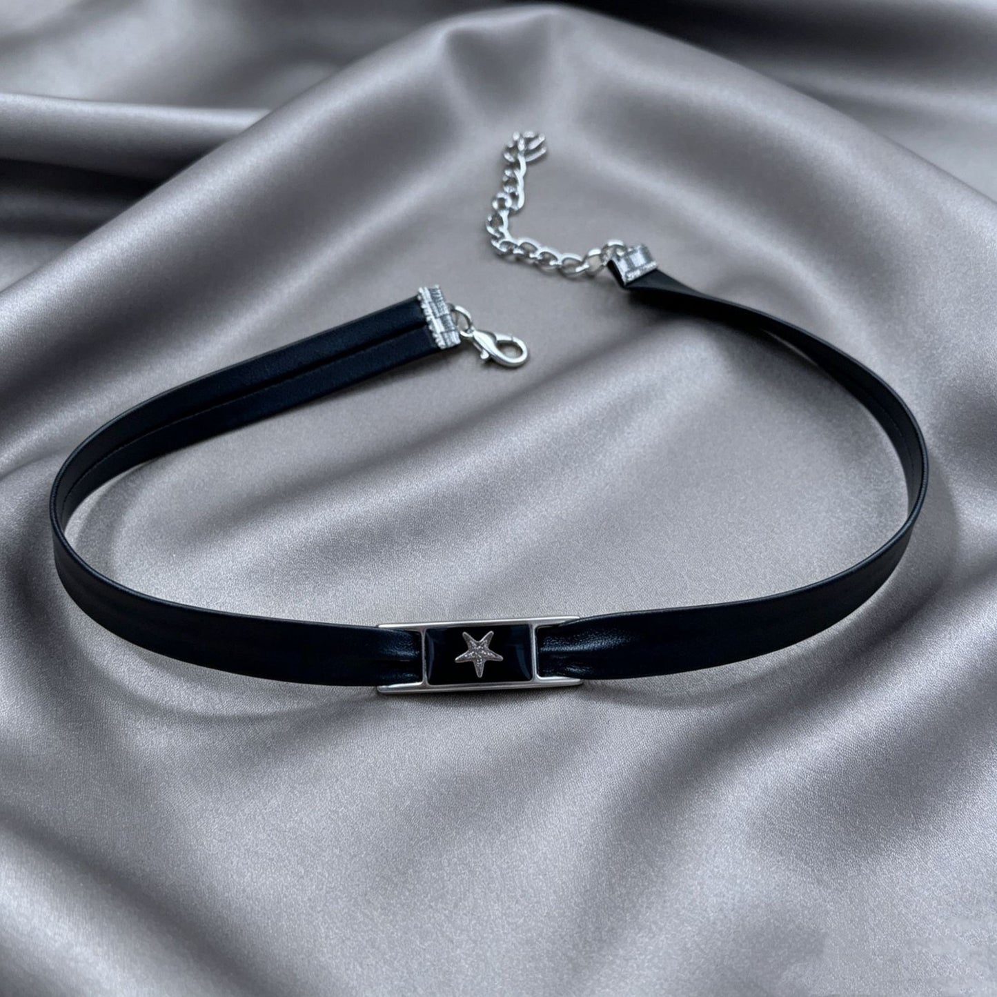 Hot Leather Neck Neckband Female Black Collar