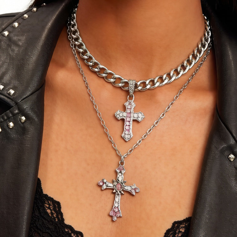 Punk Rock Style Simple Exquisite Sweet Necklace
