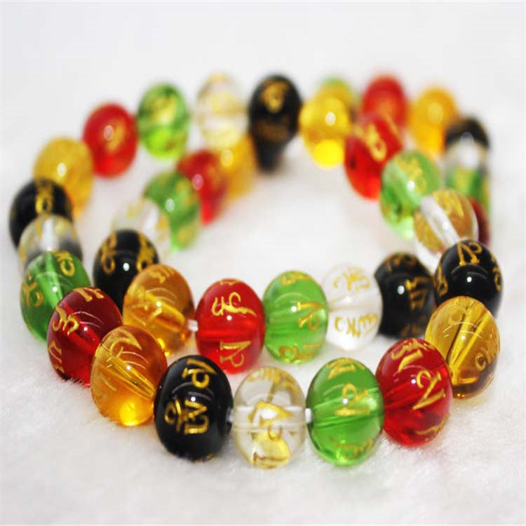 Colorful Six Words Motto Five Elements Stall Bracelets