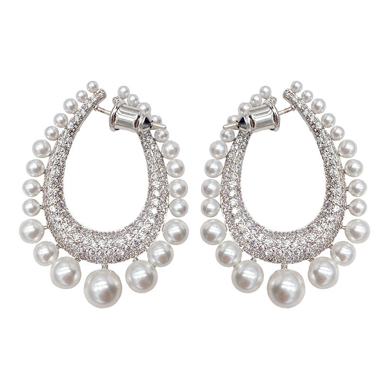 Fashion Exaggerated Geometric Large Personality Trend Earrings