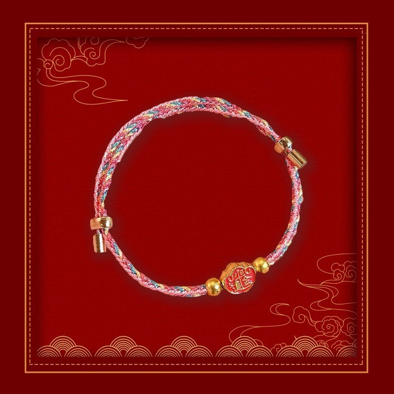 Children's Dragon Boat Festival Colorful Rope Chic Carrying Strap Batch Bracelet