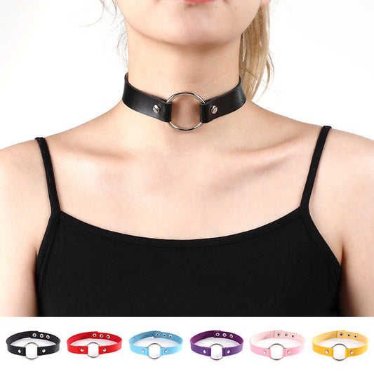 Style Trend Street Snap Punk Leather Rivet Rings