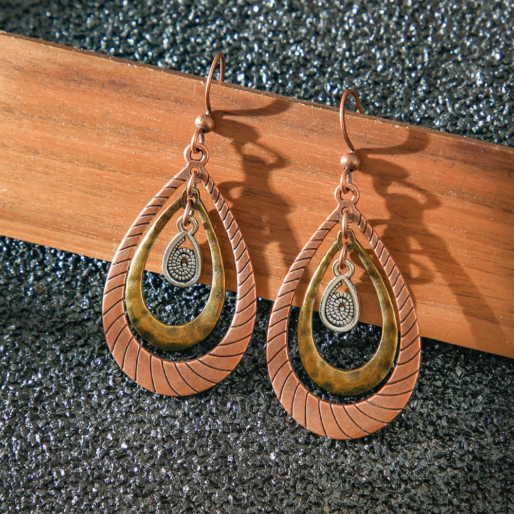 Attractive Antique Bohemian Ethnic Style Handmade Earrings