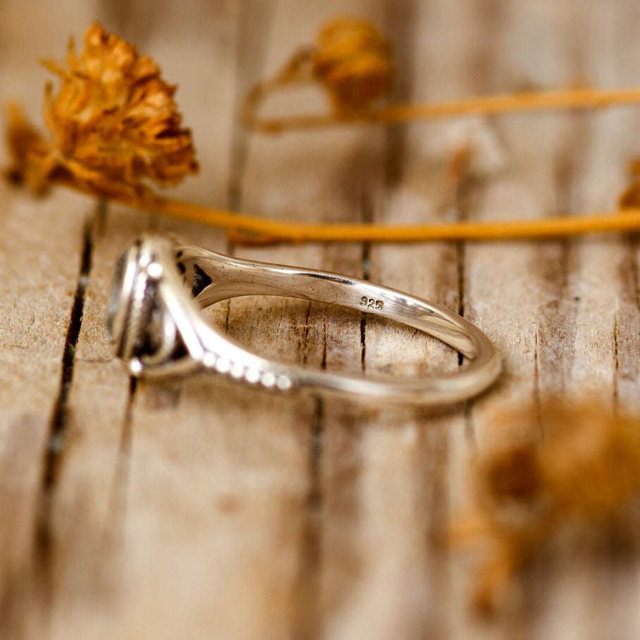 Fashion Elegant Zircon Star Moon Design Rings