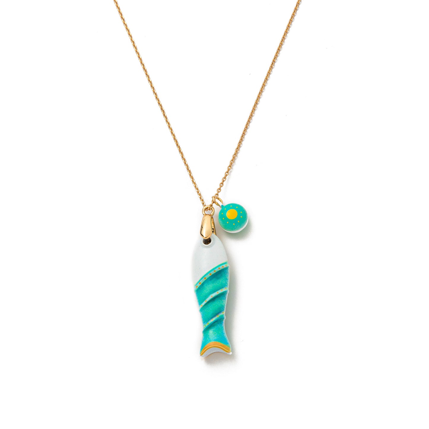 Polka Dot Double-sided Handmade Summer Vacation Necklaces