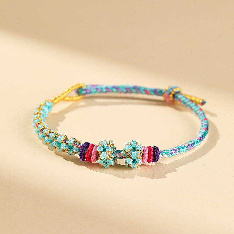 Festival Beads Threading Wear Gold Lucky Bracelets