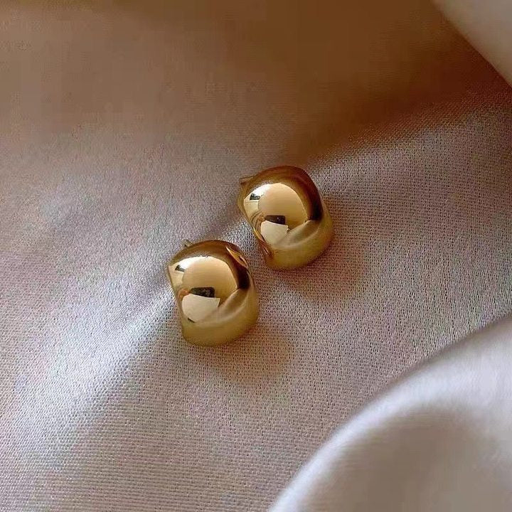 Women's Retro Affordable Luxury Gold High-grade Pearl Earrings