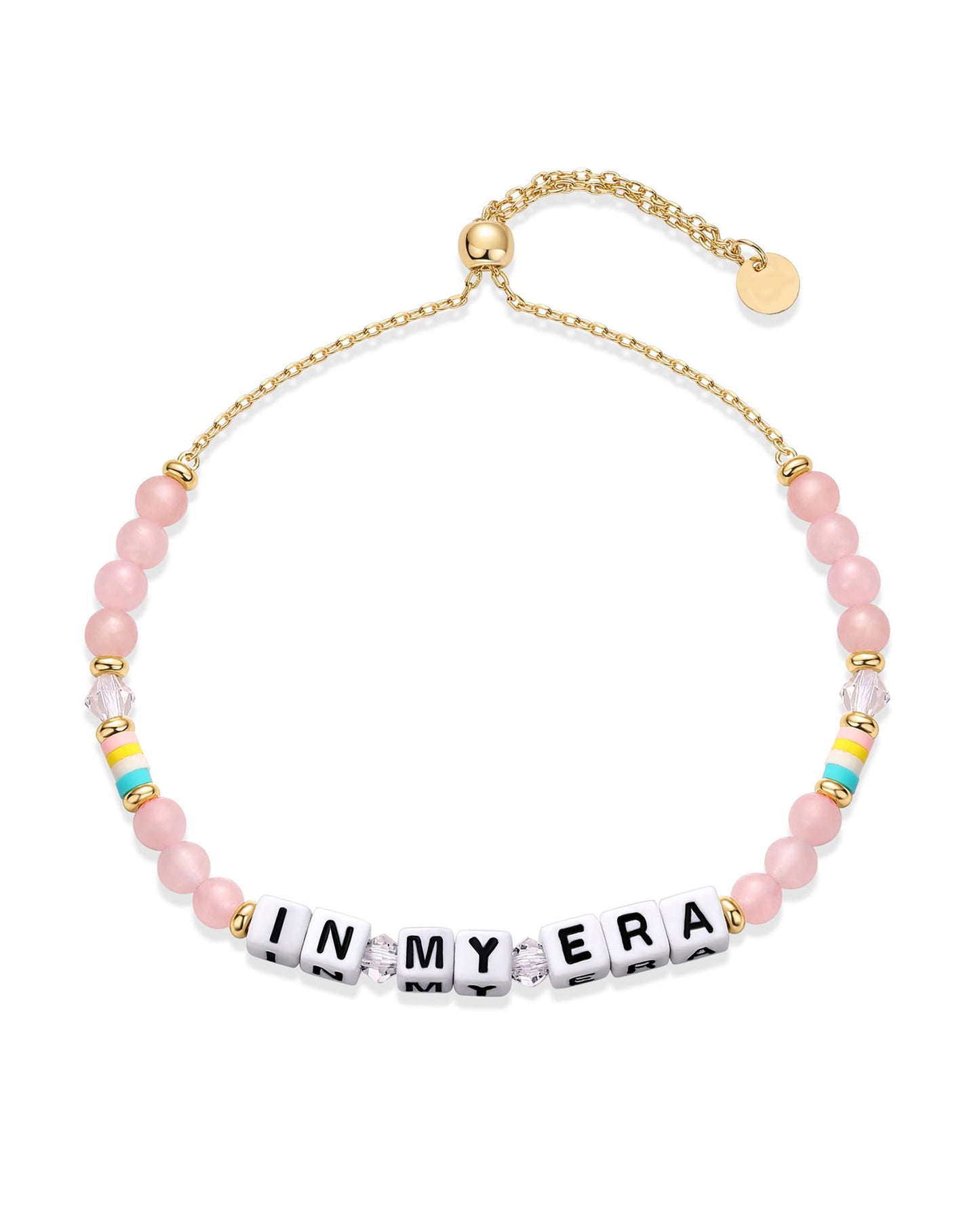 Women's Crystal String Beads Letter Five-pointed Star Bracelet