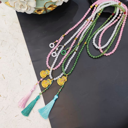 Style Chain National Calabash Pendent Wear Accessory Necklaces
