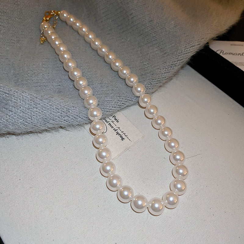 Pearl Twin Clavicle Chain Light Luxury Necklaces