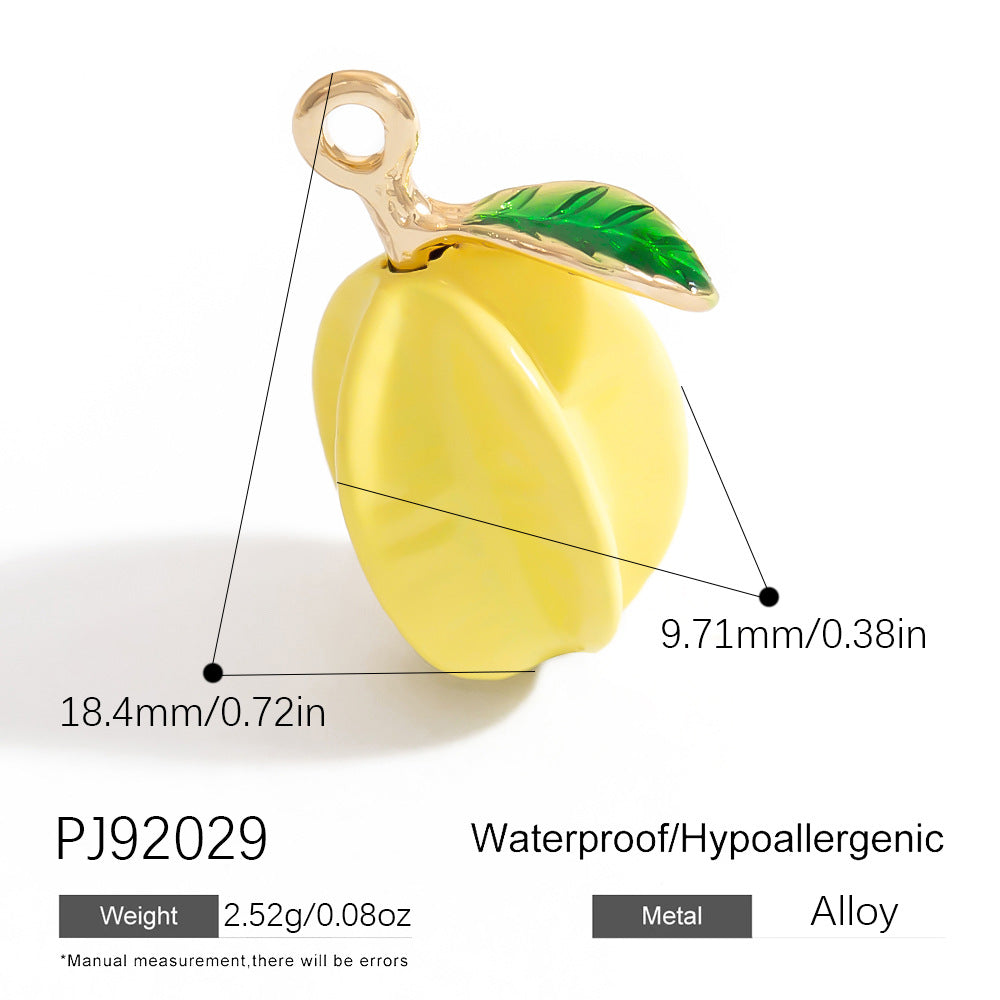 Mini Fruit Cartoon Pastoral Style Three-dimensional Jewelry Accessories