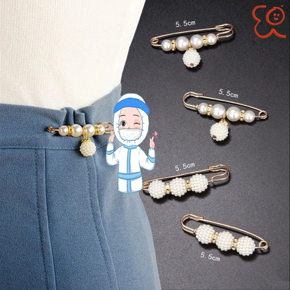 Fixed Clothes Clip Slimming Artifact Brooch Brooches