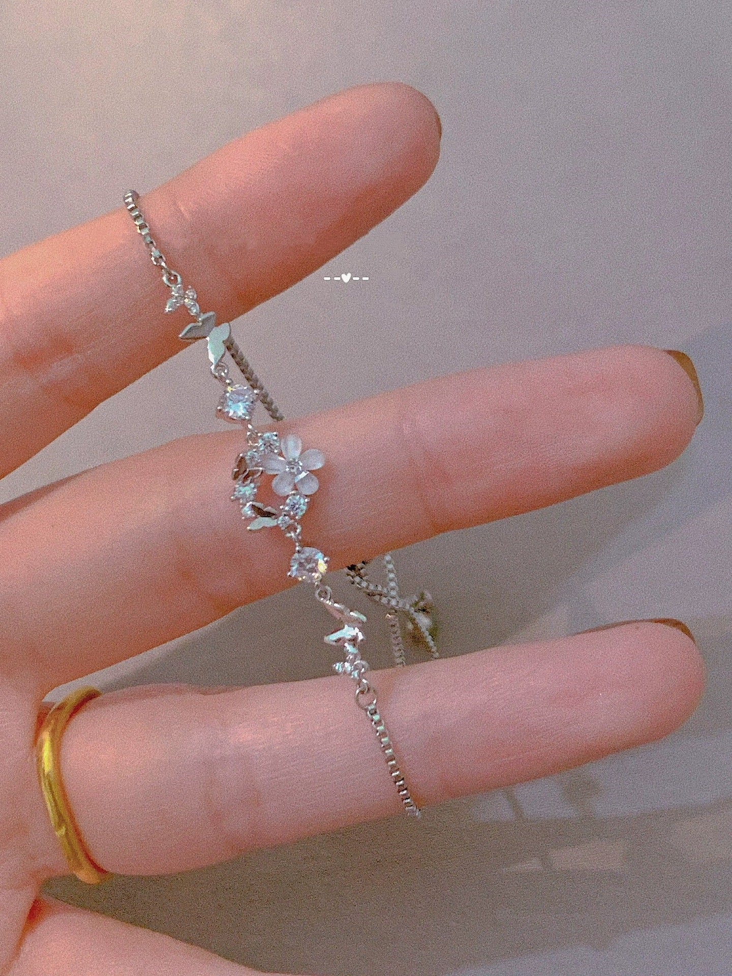 Light Luxury Minority Design Advanced Sense Adjustable Gift Valentine's Day Bracelet