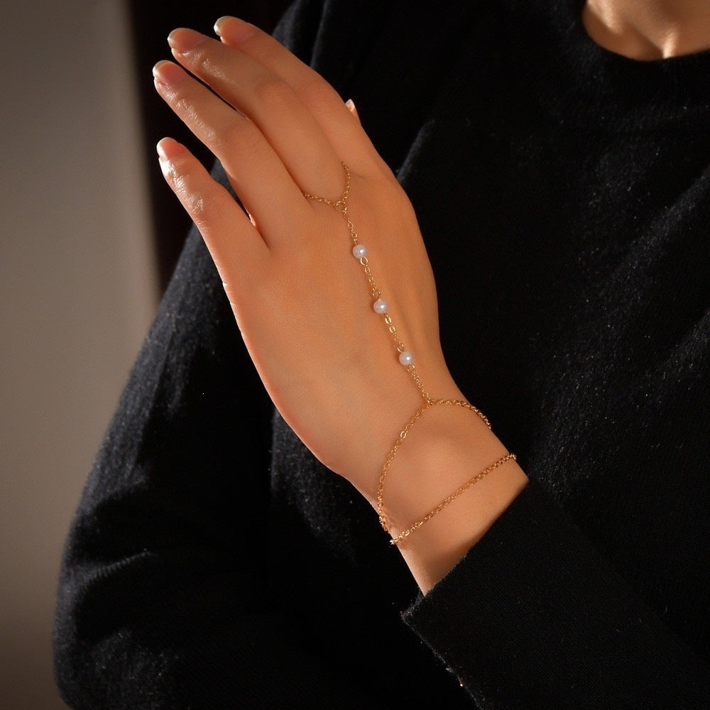 Fashion Simple Affordable Luxury Metal Finger Versatile Ladies Bracelets