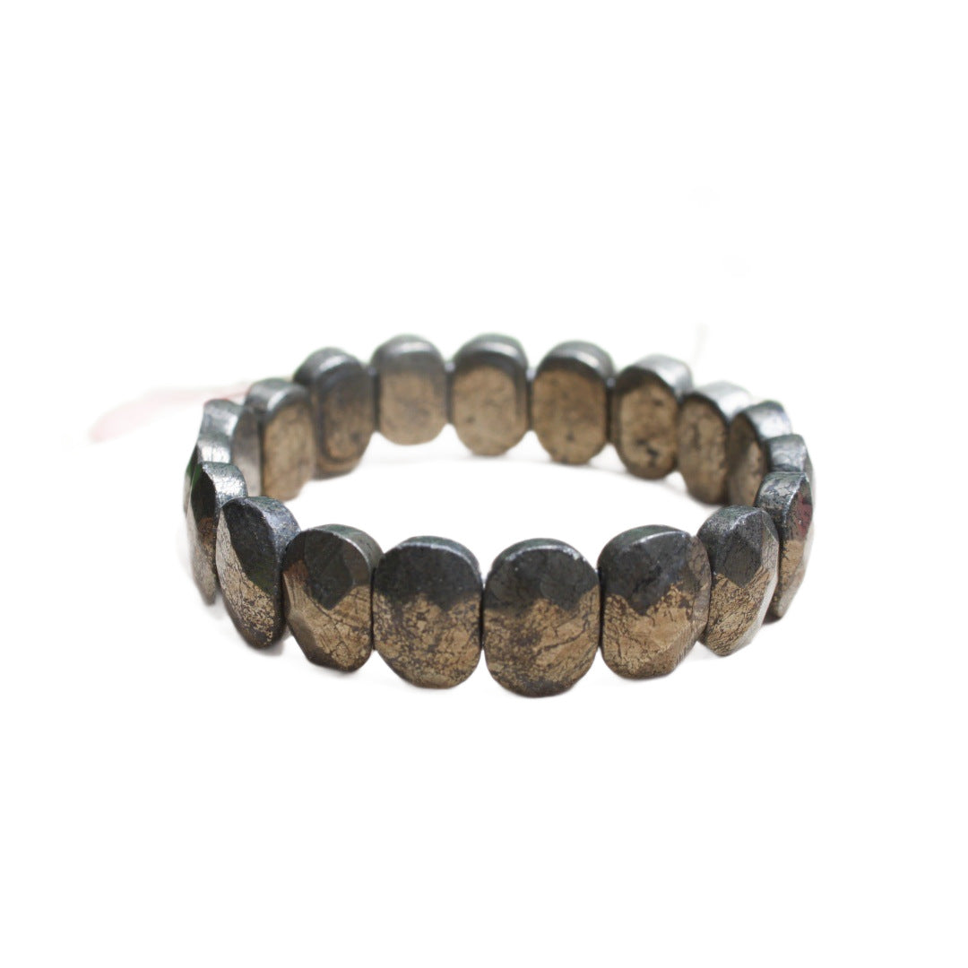Women's & Men's Natural Stone Beads White Pine Blue Turquoise Bracelet