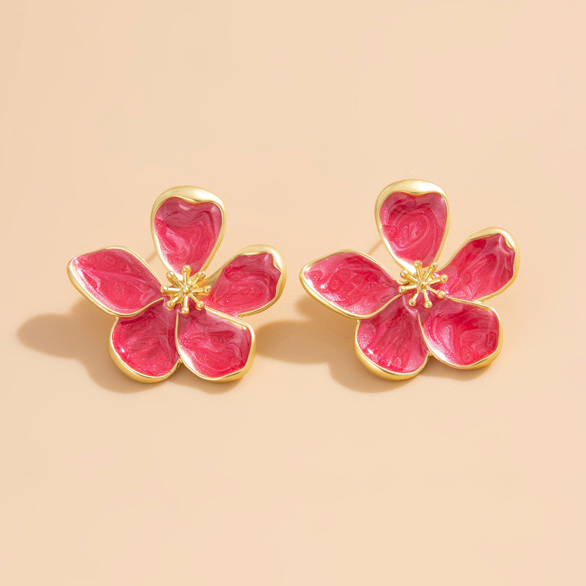 Artificial Flower Winding Temperament Pastoral Five Petal Collar