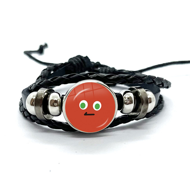 May Day Facial Expression Package Ball Cartoon Pattern Time Bracelet