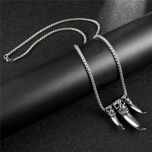 Skull Demon Mask Killer Sweater Sickle Death Stainless Necklaces