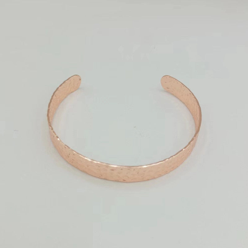 Jingling Retro Pure Copper Magnet Open-ended Bracelets