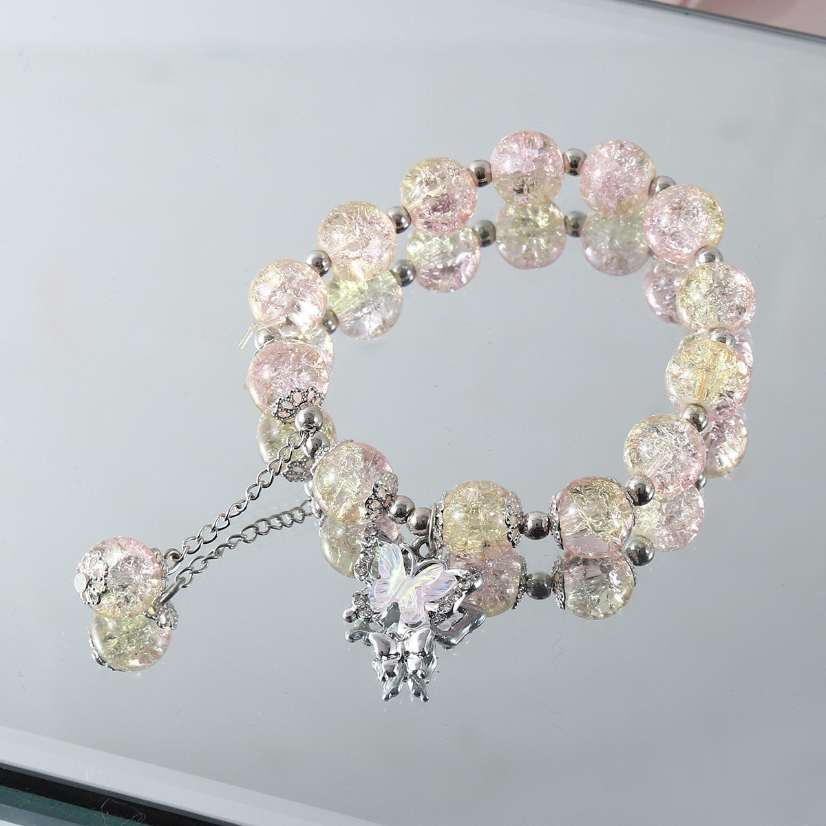 Broken Female Design Mori Style Sweet Color Bracelet