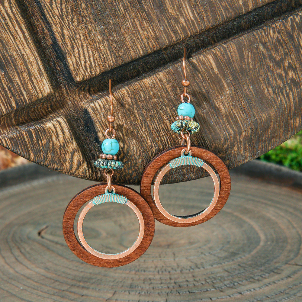 Attractive Antique Bohemian Ethnic Style Handmade Earrings