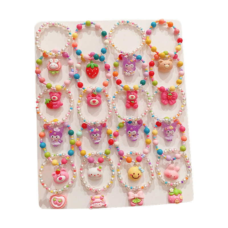 Women's Cartoon Little Good-looking Beaded Suit Cute Bracelets