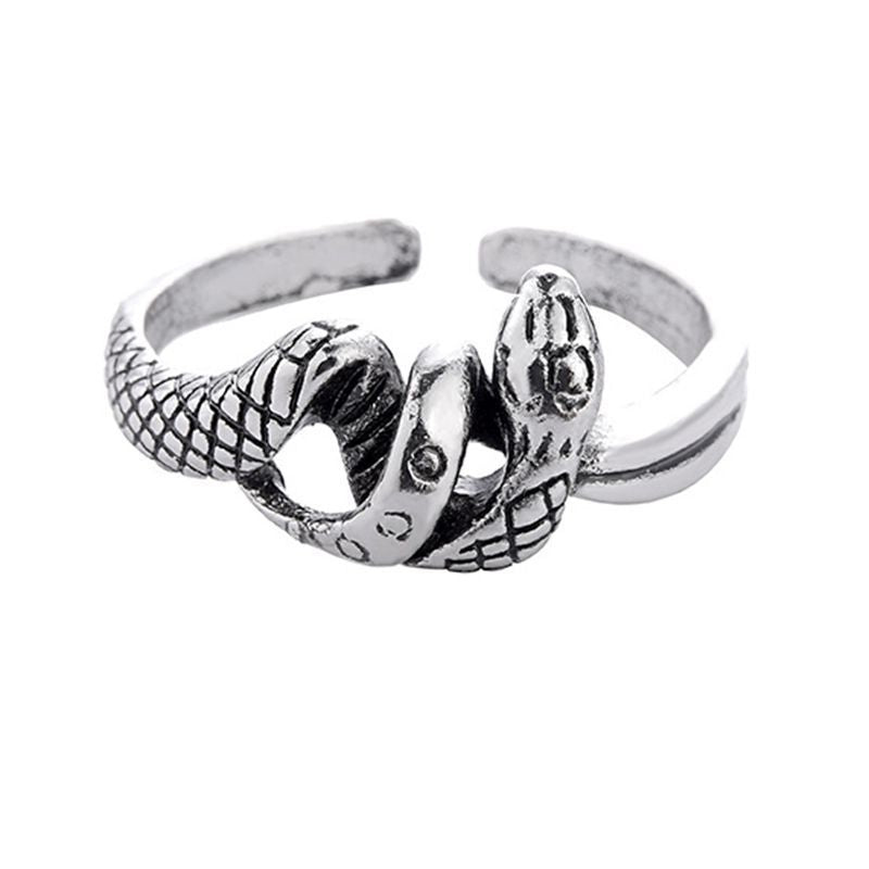 Women's & Men's Vintage Animal Spirit Snake Punk Exaggerated Personality Winding Rings