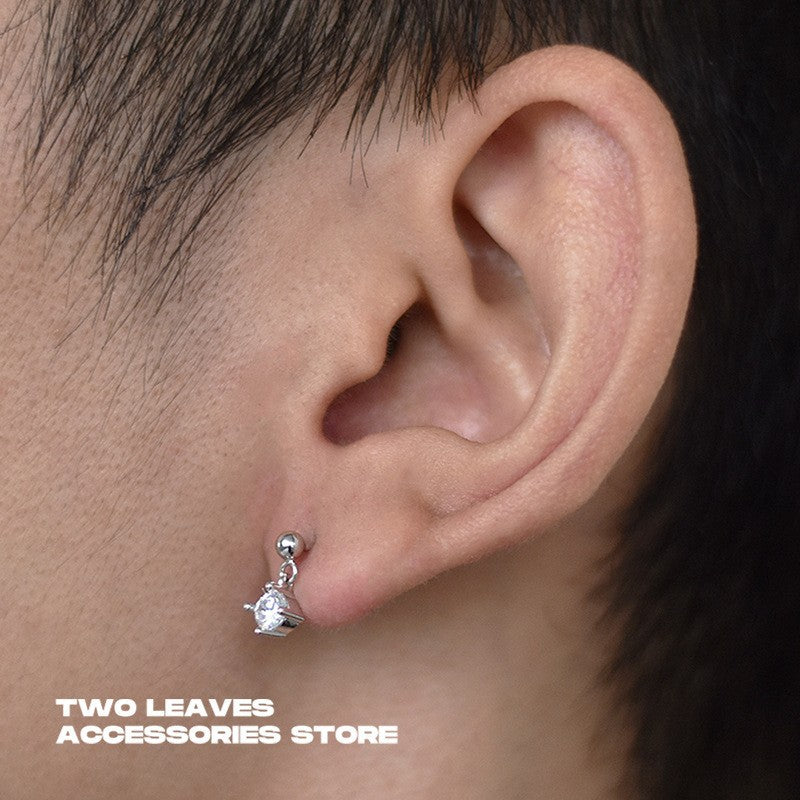 Women's & Men's Diamond Handsome Trendy Korean Niche Design Rings