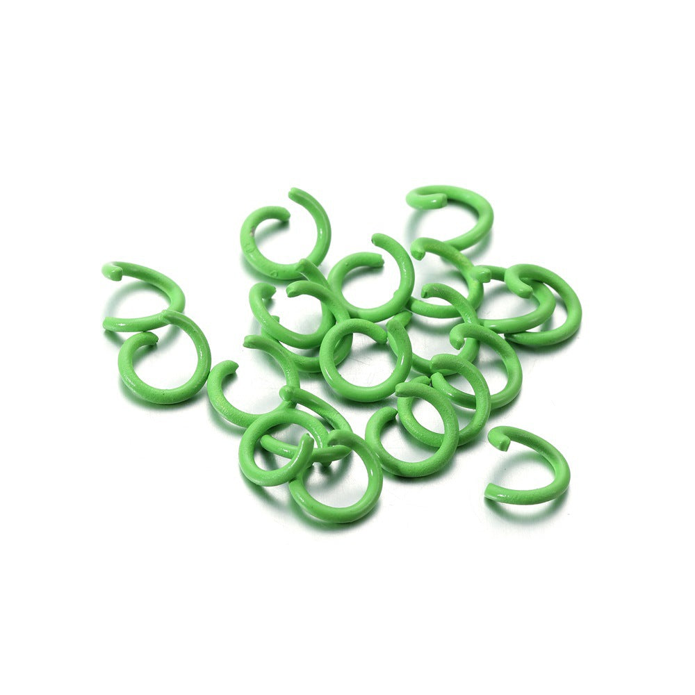 Single Circle Paint Color Broken Small Hoop Jewelry Accessories