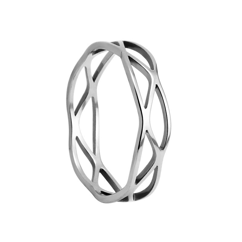 Simple Cross Shape Affordable Luxury Fashion Rings