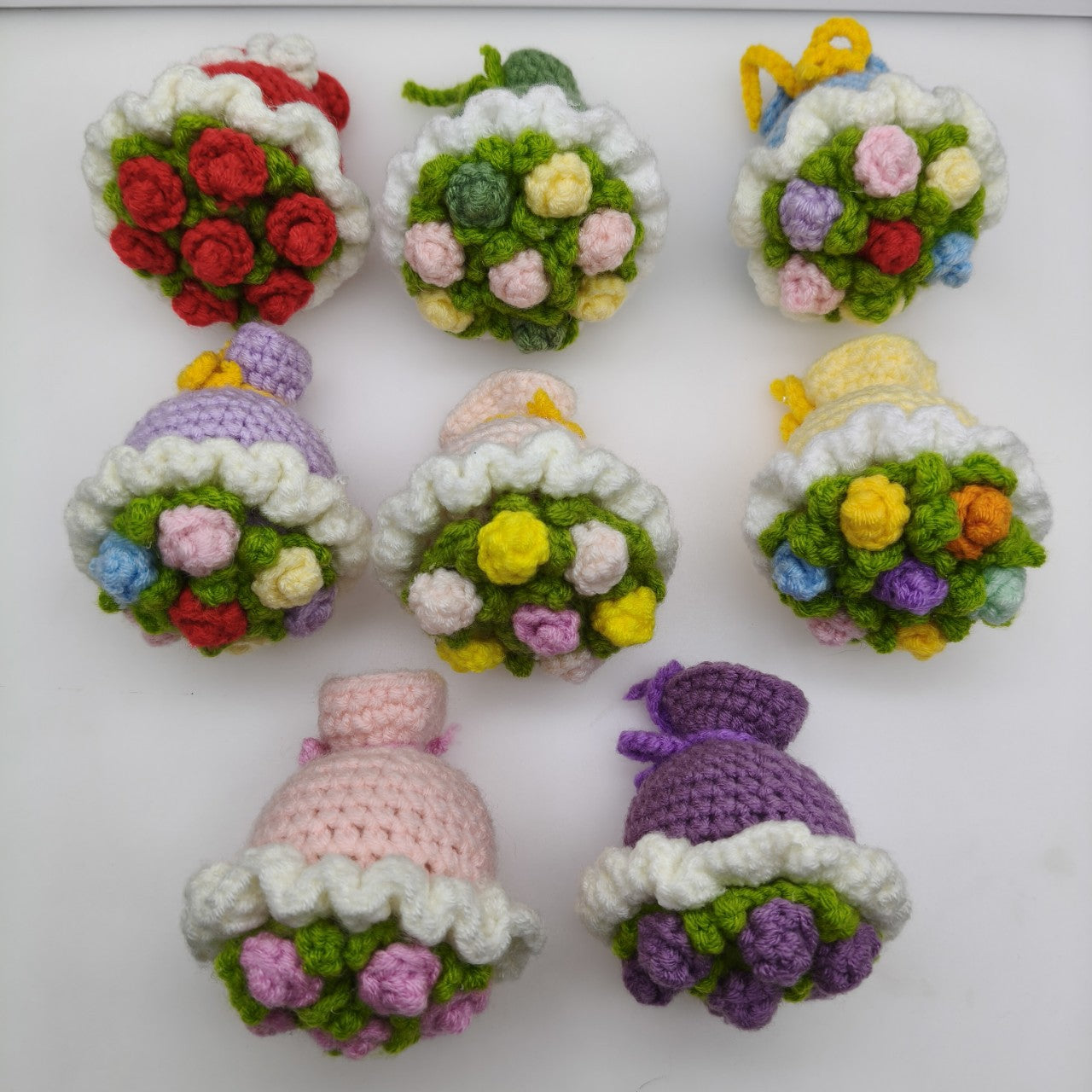 Woven Bridal Bouquet Creative Mini Couple Girlfriends Pendants