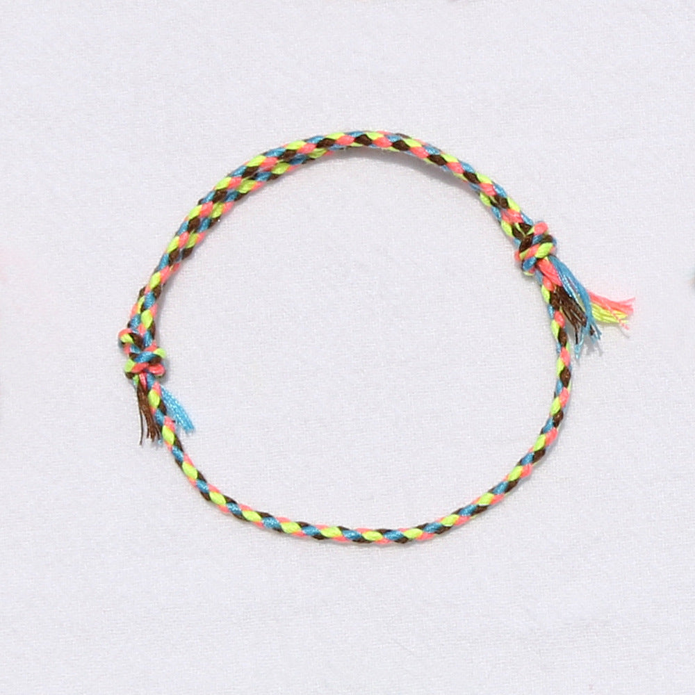 Hand-woven Tibetan Hand Rub Thread Carrying Bracelets