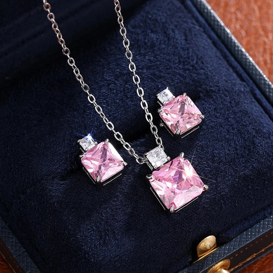 Shi Fang Tang Gift Car Light Luxury Perfume Bottle Imitation Jewelry Set