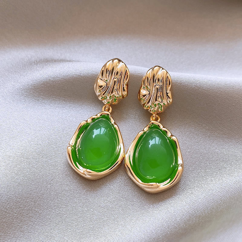 Women's Simple Temperamental Elegant Water Drop Light Luxury Rings