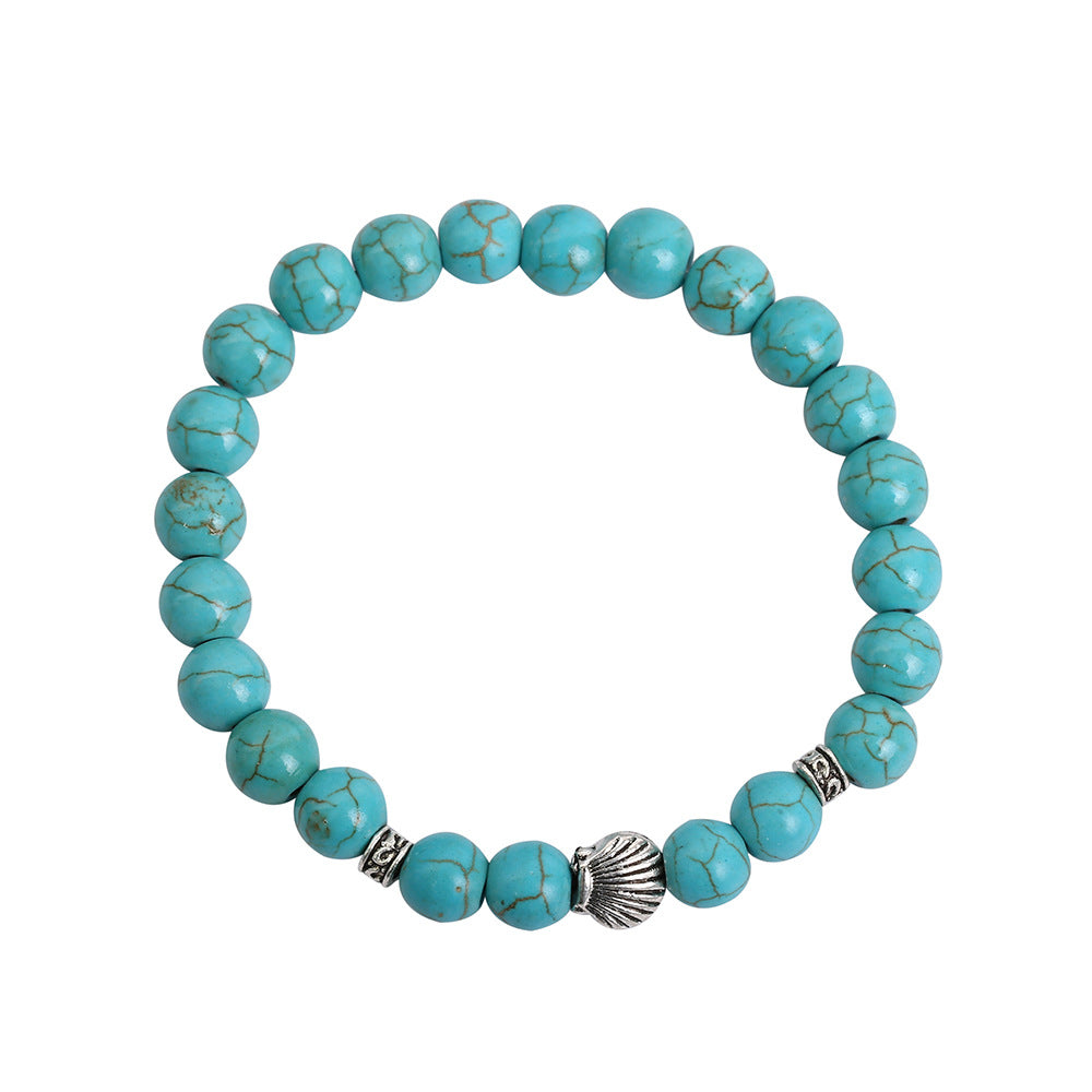 Turquoise Seahorse Starfish Turtle Owl Lucky Bracelet