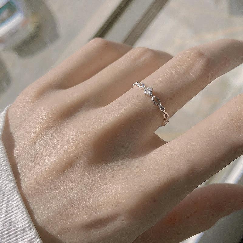 Women's Index Finger Affordable Luxury Fashion Little Niche Design Couple Open Ring