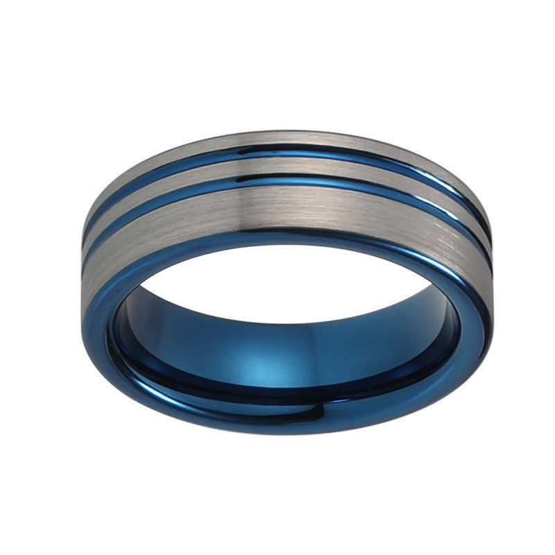 Sell Fashion Creative Inner Blue Double Ring