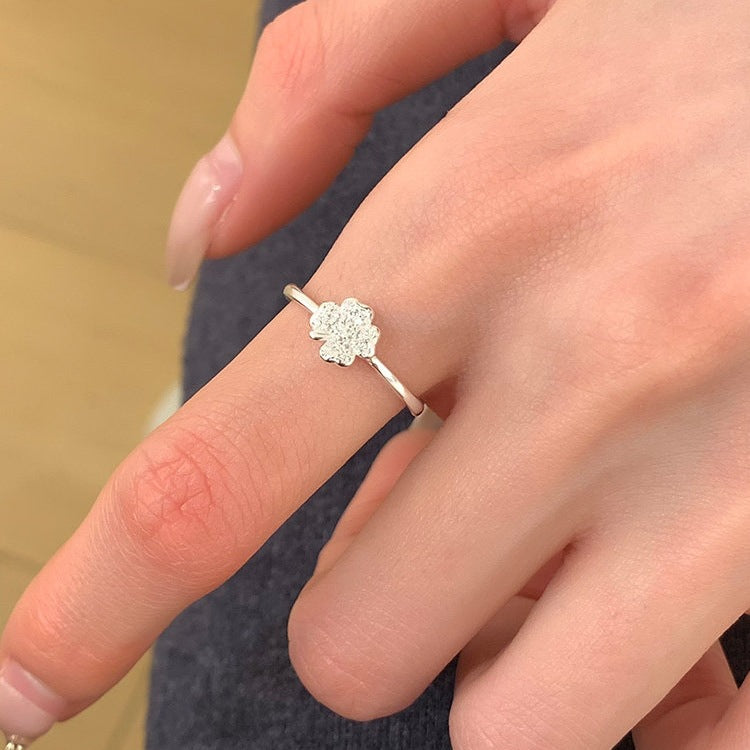 Women's Fashion Twin Elegant Open Style Index Ring