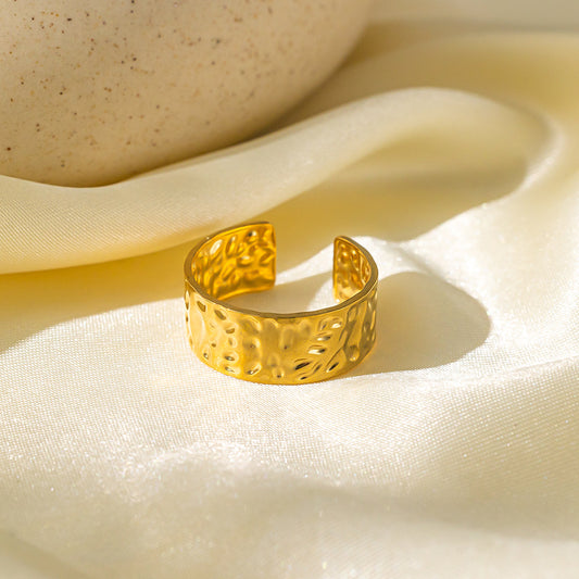 Women's Simple Advanced Titanium Open Adjustable Cold Rings